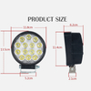 Heavy duty 48W * 2 Led Work Light para caminhões