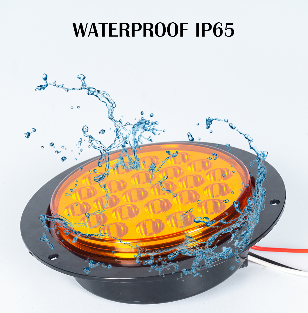 Luzes traseiras de reboque de LED redondo de 5 