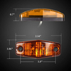 Oval | Auto | 12V | Luzes do marcador LED | 