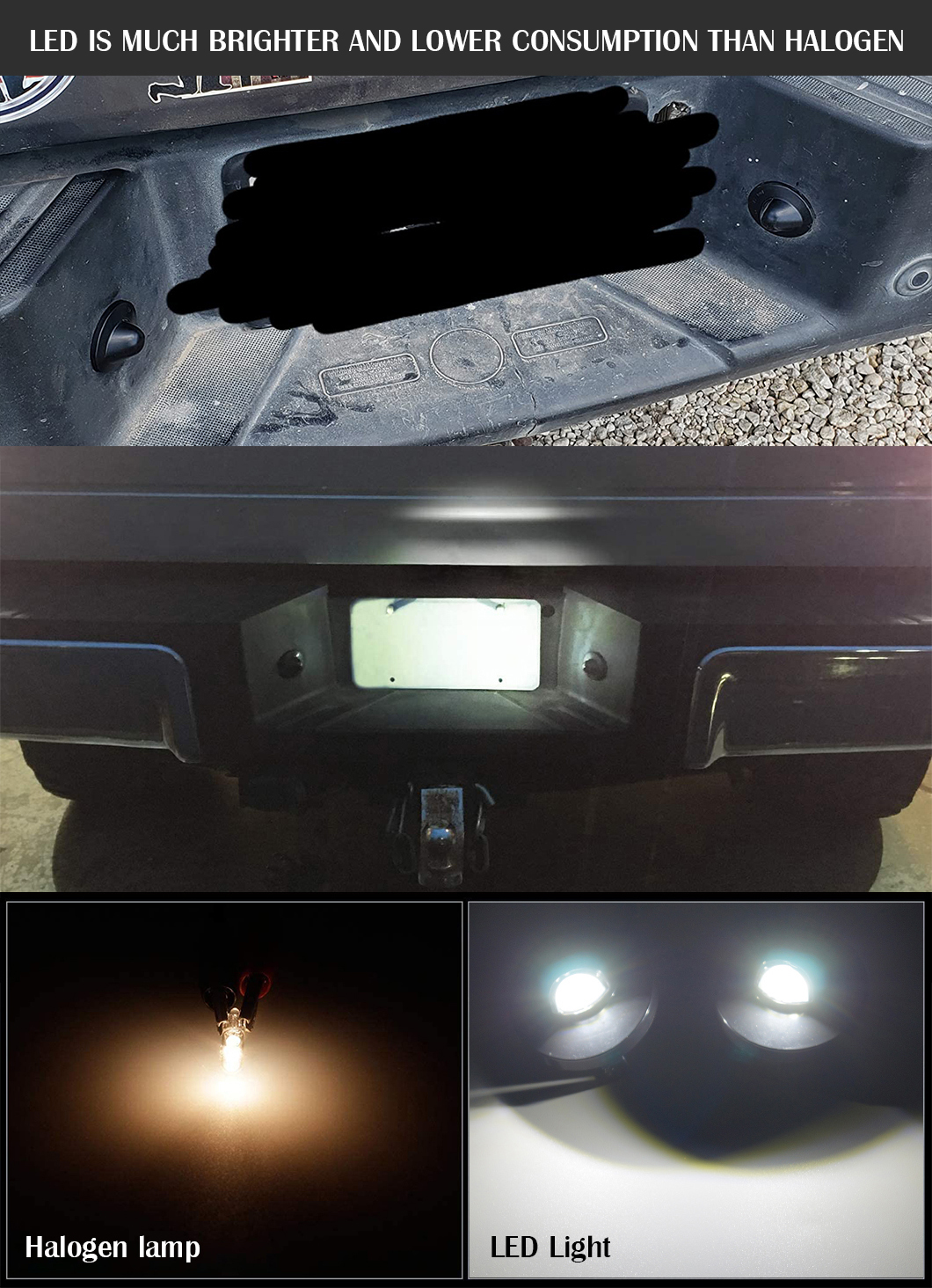 Luz de placa LED