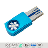 Lâmpada de placa de cunha led USB azul para carro 